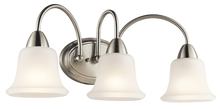 Kichler 45883NI - Nicholson 24" 3 Light Vanity Light with Satin Etched Glass in Brushed Nickel