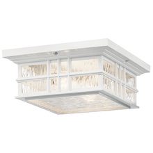 Kichler 49834WH - Beacon Square CLIMATES™ 2 Light Flush Mount White