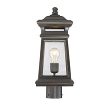 Savoy House 5-244-213 - Taylor 1-Light Outdoor Post Lantern in English Bronze with Gold