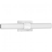 Progress P300150-150-30 - Blanco LED Collection Faux White Marble 22" Linear LED Bath