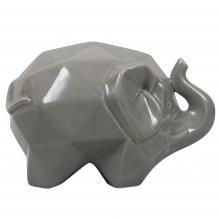 Varaluz 401A14GR - Origami Zoo Elephant Statue - Grey