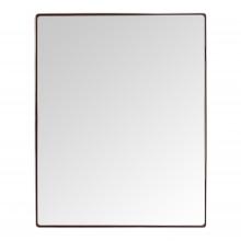 Varaluz 407A02RG - Kye 24x30 Rectangular Rounded Wall Mirror - Rose Gold