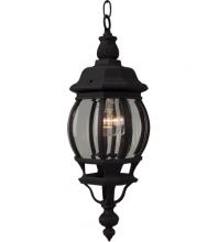 Craftmade Z321-TB - French Style 1 Light Outdoor Pendant in Textured Black
