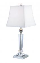 Trans Globe CTL-114 - One Light Polished Chrome Table Lamp