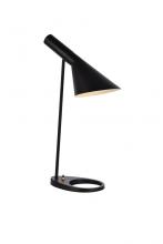 Elegant LD2364BK - Juniper 1 Light Black Table Lamp