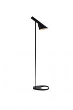 Elegant LD2365BK - Juniper 1 Light Black Floor Lamp
