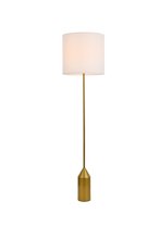 Elegant LD2453FLBR - Ines Floor Lamp In Brass
