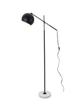 Elegant LD4068F30BK - Aperture 1 light Black Floor lamp