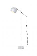 Elegant LD4068F30C - Aperture 1 Light Chrome Floor Lamp
