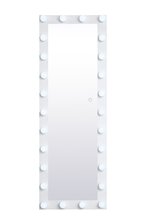 Elegant MRE32471WH - Brenda 24 inch by 71 inch plug in LED 5000K mirror in white