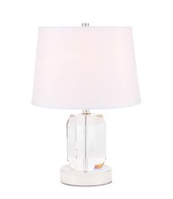 Elegant TL3047PN - Wendolyn 1 light polished Nickel Table Lamp