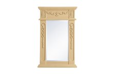 Elegant VM11828LT - Wood frame mirror 18 inch x 28 inch in Light Antique Beige