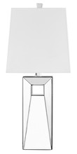 Elegant ML9305 - Sparkle Collection 1-light Silver Finish Table Lamp