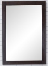 Elegant VM2005 - Aqua Vanity Mirror 22In. X 32In. In Dark Walnut