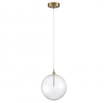 Savoy House Meridian M70114NB - 1-Light Pendant in Natural Brass