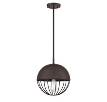 Savoy House Meridian M50039ORB - 1-Light Outdoor Hanging Lantern in Oil Rubbed Bronze