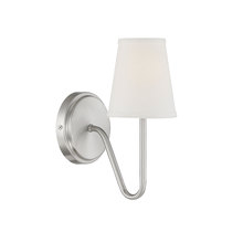 Savoy House Meridian M90054BN - 1-Light Wall Sconce in Brushed Nickel