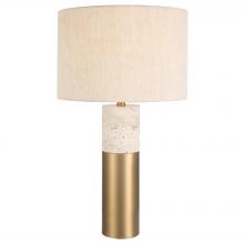 Uttermost 30201-1 - Uttermost Gravitas Elegant Brass & Stone Lamp