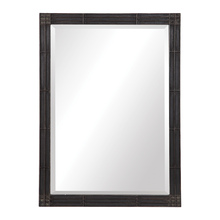 Uttermost 09485 - Uttermost Gower Aged Black Vanity Mirror