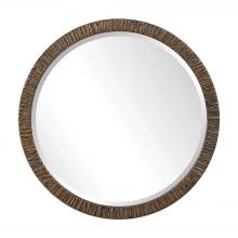 Uttermost 09459 - Uttermost Wayde Gold Bark Round Mirror
