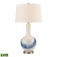 ELK Home 77187-LED - Kircubbin 32'' High 1-Light Table Lamp - Blue - Includes LED Bulb
